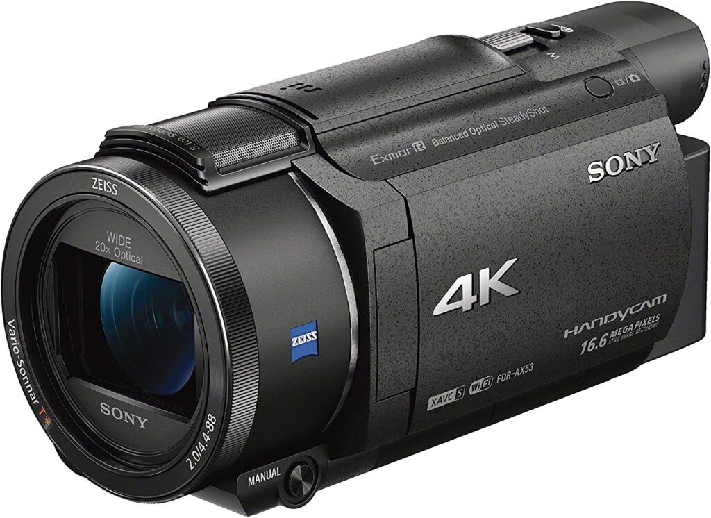 Sony FDRAX53/B – 4K HDR Camcorder